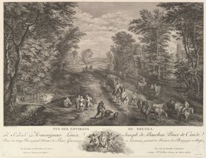 View of the Surroundings of Bruges by Jacques Philippe Le Bas