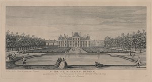 Chateau of Berny from the Gardens by Jacques Rigaud