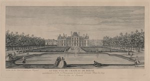 Chateau of Berny from the Gardens by Jacques Rigaud
