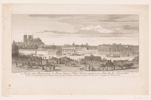 View of Paris from Notre Dame to Pont de la Tournelle