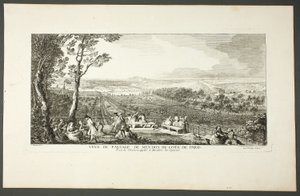 Landscape View of Meudon towards Paris by Jacques Rigaud