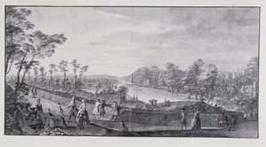 The artificial river, Lord Burlington