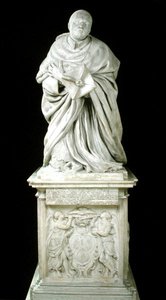 Monument to Cardinal Pierre de Berulle (1575-1629) from the Carmelite Chapel in Paris by Jacques Sarazin