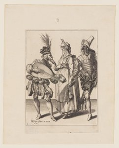 A Couple Addressed by a Lute Player, from The Masquerades