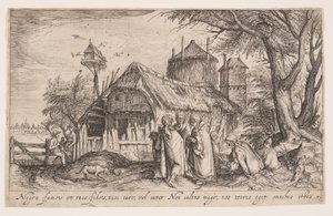 Landscape with Roma People, from Landscapes by Jacques de Gheyn II