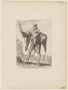 Lieutenant-Colonel, from Officers and Soldiers of the Bodyguard of Emperor Rudolph II by Jacques de Gheyn II
