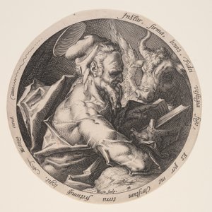 Luke, from The Evangelists by Jacques de Gheyn II