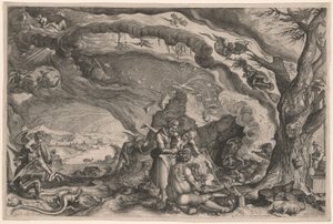Witches Preparing for Sabbath by Jacques de Gheyn II
