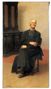Portrait of an Old Priest by Jacques de Lalaing