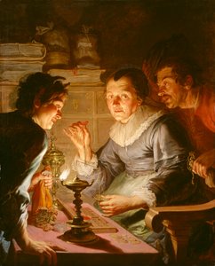 The Gold Weigher by Jacques de l