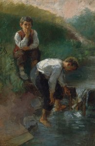 Two Boys by Jahn Ekenaes