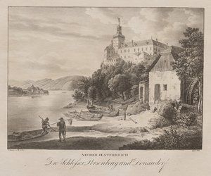 Lower Austria, The Castles of Persenbeug by Jakob Alt