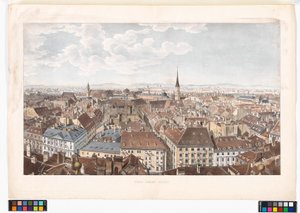 Panorama of Vienna Facing South from St. Peter