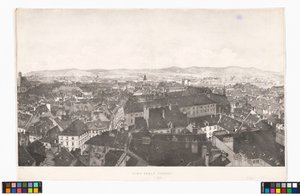 Panorama of Vienna to the West, from St. Peter