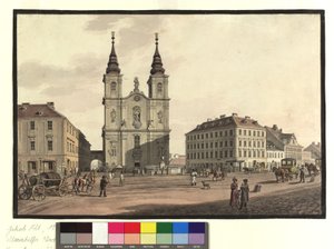 Parish Church Mariahilf by Jakob Alt
