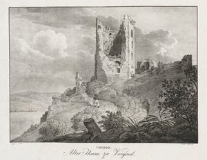 Ungern, Old Tower at Vicegrad by Jakob Alt
