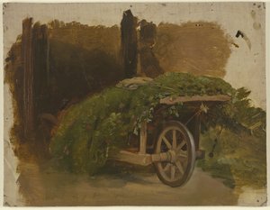 Cart Loaded with Cut Grass by Jakob Becker