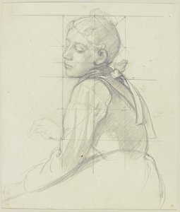 Young Peasant Woman, Half Figure