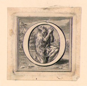 Decorated Capital Letter O by Jakob Frey