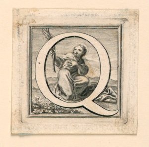 Decorated Capital Letter Q