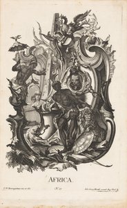 Rocaille with the Personification of the Continent Africa Africa (title on object) The Four Continents (series title)