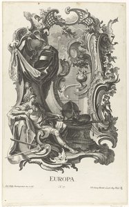 Rocaille with the Personification of Europe