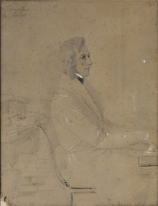 Frédéric Chopin at piano