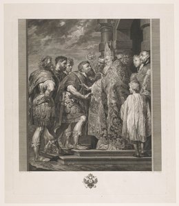 Saint Ambrose Refuses Emperor Theodosius Entry to the Church in Milan