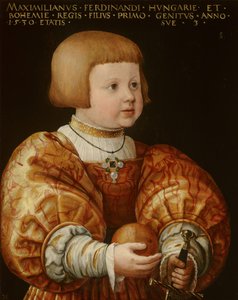 Portrait of Maximilian of Austria, Aged Three, 1630 by Jakob Seisenegger