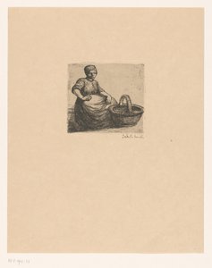 Peasant Woman with Basket