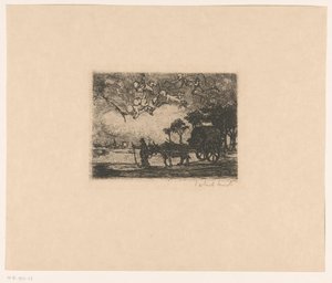 Flight into Egypt by Jakob Smits (signed by artist)