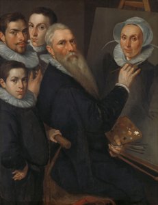 Self-Portrait of the Painter with His Family, 1594