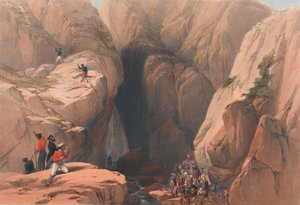 Entrance into the Kojak Pass from Parush by James (after) Atkinson