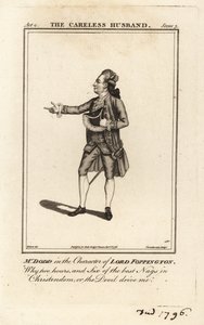Mr James William Dodd as Lord Foppington in Colley Cibber