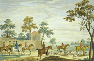 Going Out in the Morning (engraved by P.C. Canot)