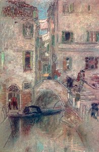 A Bye Canal, Venice, 19th Century, 1904