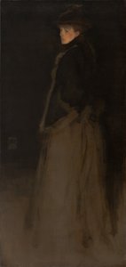 Arrangement in Black and Brown, the Fur Jacket by James Abbott McNeill Whistler