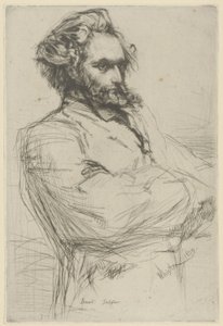 Portrait of Drouet by James Abbott McNeill Whistler