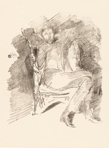 Firelight: Joseph Pennell No. 1 by James Abbott McNeill Whistler