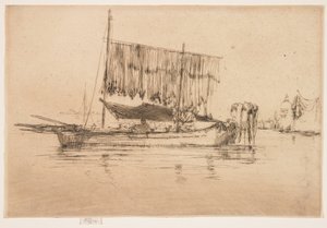 Fishing-Boat from The Second Venice Set by James Abbott McNeill Whistler