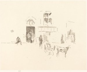 Gaiety Stage Door, 1879-1887 by James Abbott McNeill Whistler