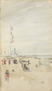 Grey and Pearl: Bank Holiday Banners, 1883-84 by James Abbott McNeill Whistler