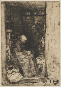The Old Woman with Rags