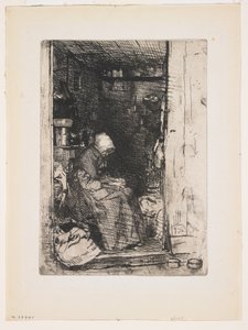 The Old Woman with Rags from Twelve Etchings from Nature by James Abbott McNeill Whistler