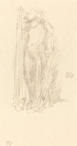Model Draping by James Abbott McNeill Whistler