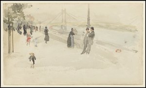 Pink and Silver - Chelsea, the Embankment by James Abbott McNeill Whistler