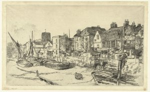Pub on the Bank of the Thames