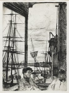 Rotherhithe from Sixteen Etchings of Scenes on the Thames and Other Subjects
