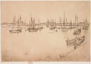 San Giorgio from The Second Venice Set by James Abbott McNeill Whistler