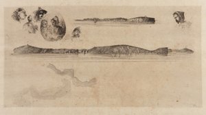 Sketches on the Coast Survey Plate, 1854